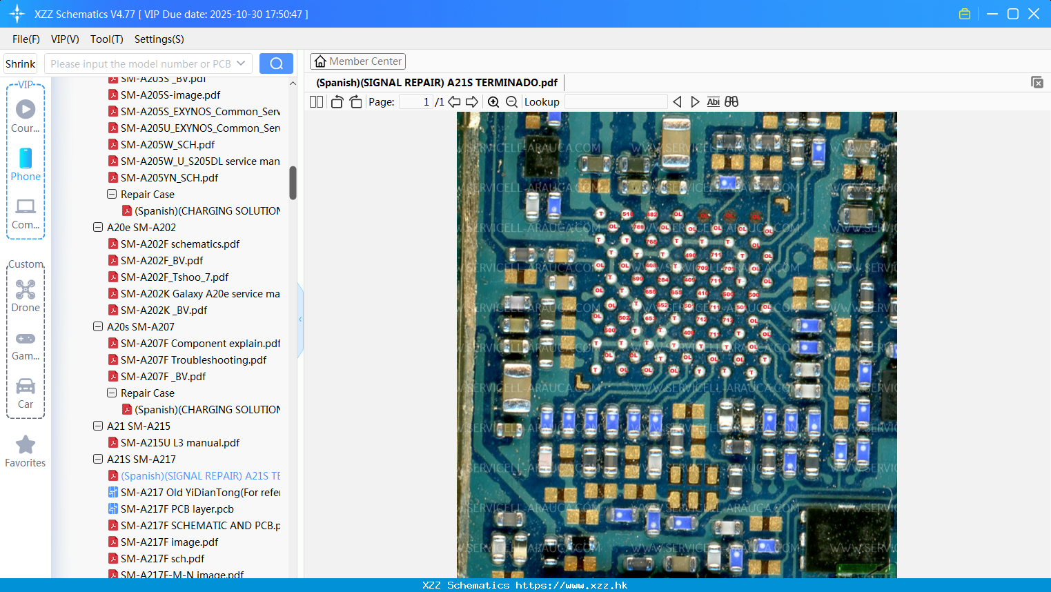 Samsung (Spanish)(SIGNAL REPAIR) A21S TERMINADO
